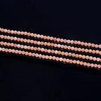 Adabele 15 Inch Natural Pink Moonstone Healing Gemstone 3mm (0.12 Inch) Tiny Small Faceted Round Loose Beads Stone Spacer (100-110pcs) for Craft Jewelry Making GK3-19 - color: Pink Moonstone, size: 3mm (0.12") - 15 inch/1 strand