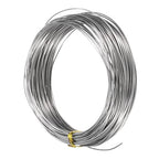 M METERXITY 18 Gauge Stainless Steel Craft Wire, 1.0mm 65.6 ft Bendable Floral Snare Wire for Jewelry Making/Sculpting/Armature Crafting/Floral Bonsai/DIY Crafts - size: 18 Gauge x 65.6 ft