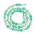 uxcell Matte Crystal Glass Beads 6mm Synthetic Frosted Shining Semi-Precious Round Loose Beads Synthetic Moonstone for Jewelry Making DIY Bracelet, Green - color: Green, size: 6mm