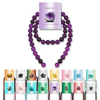 Vinswet 45pcs 8mm Amethyst Natural Stone Beads Round Genuine Real Stone Beading Loose Gemstones DIY Smooth Bead for Bracelet Necklace Earrings Jewelry Making - color: Amethyst, size: 8mm