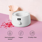 KoluaWax Premium Waxing Kit for Women - Beginner Friendly - Complete Wax Kit that includes 14oz of Wax Beads, Applicator, Pre and Post Care, Suitable for Sensitive Skin (White) - color: White