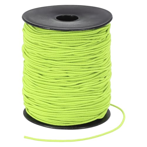 PATIKIL Stretchy String for Bracelets 109 Yards / 100m, 1.5mm Elastic Cord for Jewelry Making, Necklaces, Beading and Crafts DIY, Fluorescent Green - color: Fluorescent Green