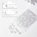 Raicegs 100pcs 8mm Clear Quartz Beads Natural Gemstone Beads Round Loose Beads for Jewelry Making DIY Bracelets Necklace - color: Clear Quartz, size: 8mm Round