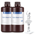 ANYCUBIC High Clear 3D Printer Resin, Resist Yellowing and Highly Transparent, Tough and Resilient, Low Odor 3D Printing Resin, Widely Compatible Resin 3D Printers (High Clear, 2kg) - color: High Clear, size: 2kg