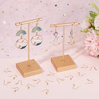 SUNNYCLUE 1 Box 100Pcs 18k Gold Plated Earring Hooks French Ear Hooks Fish Hook Earrings Ear Wires Fishhook Earring Findings for Jewellery Making Adult DIY Dangle Earrings Craft Accessories Supply - color: 100pcs Real 18k Gold Plated Earring Hooks