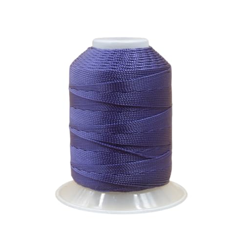 0.8mm 270 Yards Twisted Silk Cord Trim 3-Ply Twine Thread Braided Polyester String for DIY Crafts,Macrame, Pendants,Jewelry,Friendship Bracelets,Necklaces（Purple） - color: Purple, size: 0.8MM