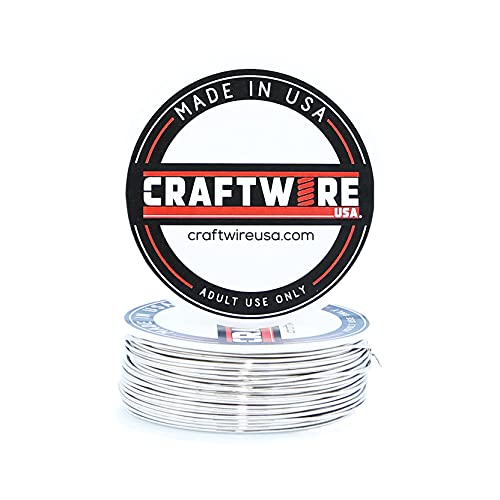 Solid Bare Stainless Steel Wire Round Selection, Dead Soft, 5OZ, 20 Gauge - color: Stainless Steel, size: Stainless Steel 5 OZ - 20 GA