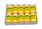 Goelx Silk Thread by Shade No for Jewelry, Tassel Making, Embroidery, Crafts, Shiny Soft Thread Spools - Cream - 55 - color: Cream - 55