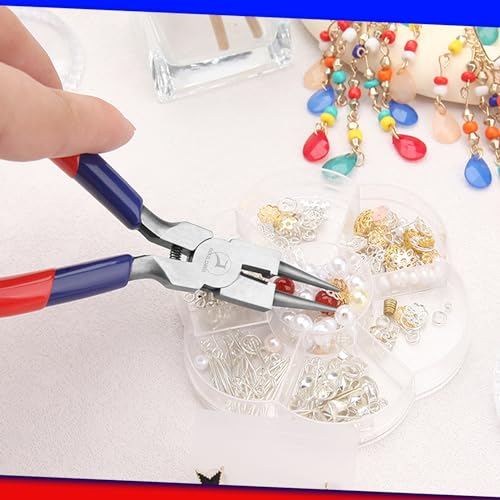 Round Nose Pliers With Cutter - Jewelry Making Tools, Micro Miniature Pliers For Wire Wrapping, Beading And Crafts - style: Round Nose Pliers With Cutter
