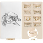Travel Jewelry Case, Small Travel Jewelry Box with 8 Velvet Jewelry Bag Mini Pouch, Portable Travel Jewelry Organizer for Rings Earrings Necklaces (Beige 8 Pcs) - color: Beige 8 Pcs