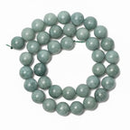 6mm Burmese Jade Natural Stone Beads Round Loose Beads for Jewelry Making Yochus DIY Beads Bracelet Necklace - color: Burmese Jade, size: 6mm
