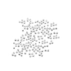 Beadalon Crimp Beads, Size #0, Silver Plated, 1.5 g, Approx. 200 pc - color: Silver, size: Size #0, 200 pc