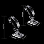 10 Pcs Watch Display Stand Holder, 4 inch/3.5 inch Clear Plastic Watch Display Stand Rack, Round Transparent Bracelet Stand Holder