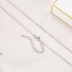 Dankadi Italian 925 Sterling Silver Necklace For Women 0.9mm Box Chain 1.3mm Rolo Chain O-Chain Lobster Claw Clasp - Pendant Chain - 16 "18" 20 "22" 24 "26" Jewelry Gift - color: O - Chain, size: 28 inches