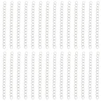 Beebeecraft 100Pcs 5cm Tail Extender Chain for Jewelry Making 925 Sterling Silver Plated 304 Stainless Steel Bracelet Extensions End Extender Chain for Necklace Anklets Keychain DIY Crafts Supplies - color: Silver