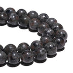 6mm Natural Flame Yooperlite Gemstone Beads Polished Round Smooth Stone Beads for Bracelets Jewelry Making 15inch Loose Beads - color: Flame Yooperlite Stone, size: 6mm