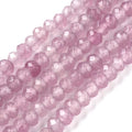 115pcs Natural Jade Disk Stone Beads 4x2mm Rondelle Faceted Dyed Stone Loose Spacer Beads for Jewelry Making Design Bracelet Necklace Keychain Phone Chain Lanyard Ornament, Flamingo - color: Flamingo