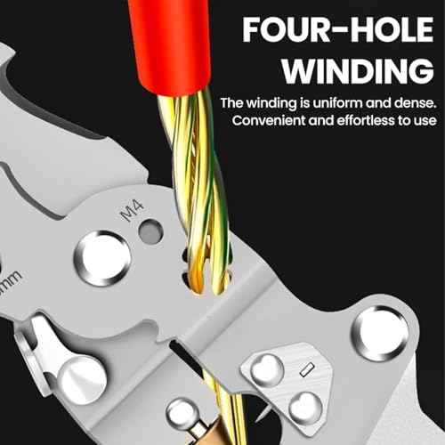 18-in-1 Folding Wire Stripper Pliers – Multifunctional Tool with Voltage Detector, Crimper & Stylus Screwdriver for Cutting, Stripping & Pulling Wires