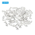 PATIKIL Letter Charm, 50pcs Alphabet Initial Pendant Charm Bulk DIY for Jewelry Making Bracelets Earrings Necklace - style: E