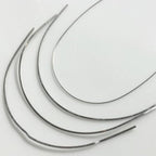 Nitinol Shape Memory Wire 0.2mm x 3.28ft Silver Super Elastic Nitinol Wire Pre-Trained Straight, High Flexibility, Corrosion-Resistant NiTi for Robotics, Science Kits & DIY Projects - size: 0.2mmx1m (0.0079"x3.28ft), style: Silver