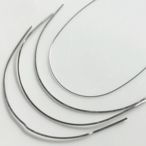 Nitinol Shape Memory Wire 0.15mm x 32.8ft Silver Super Elastic Nitinol Wire Pre-Trained Straight, High Flexibility, Corrosion-Resistant NiTi for Robotics, Science Kits & DIY Projects - size: 0.15mmx10m (0.0059"x32.8ft), style: Silver