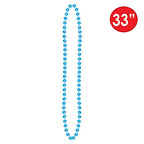 Party Beads - Small Round - size: 12-Pack, style: Turquoise (12-Pack)