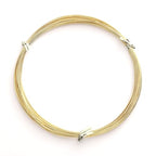 BEADIA 14K Gold Plated Wire 0.5mm 10 Meters Bead Cord for Bracelet Necklace Charm Beading Jewelry Making Findings - size: 0.5mm, style: 14K Gold
