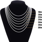 Fiusem Pendant Necklace for Men, Silver Tone/14k Gold Plated/Black Mens Pendant Necklaces with 2.5 mm Box Chain, Stainless Steel Bar Chain, 18-28 Inches - color: silver, size: 18 Inches, style: Pierced Rectangle