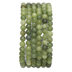 BEADIA Taiwan Green Jade Natural Stone Round Loose Semi Gemstone Beads for Jewelry Making 4MM 38cm/Strand - color: Taiwan Green Jade, size: 4mm