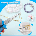 SPEEDWOX Fine Tips Long Nose Pliers For Jewelry Making and Fishing - Serrated Jaw, Thin Needle Nose, Wire Looping and Bending - style: Fine Tips Needle Nose