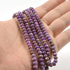 6mm Natural Phosphosiderite Faceted Rondelle Loose Beads Jewelry Making DIY Bead 16 Inch - color: Phosphosiderite