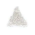 The Bead Chest Silver 4mm Round Open Jump Rings, Pack of 100 - color: Silver, size: 4mm