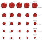 Gocelyn 476PCS Round Crystal Glass Beads for Jewelry Making(Red), Glass Spacer Loose Beads for Crafts Bracelets Necklaces Charms Pendants Friendship 4/6/8/10/12mm - color: Round Glass Beads: Red