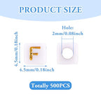 FASHEWELRY 500Pcs White Golden Letter Beads 4.5mm Square Alphabet Beads Acrylic Cube Letter F Beads for Friendship Bracelet Necklace Keychains Jewelry Making - color: Letter F