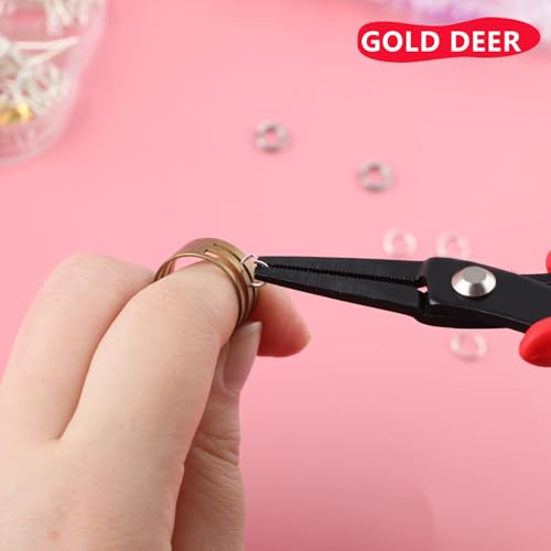 5.5 Inches Long Needle-Nose Pliers Mini Needle Nose Pliers Long Nose Pliers Precision Pliers Mini Jewelry Pliers Jewelry Making Tools Craft Pliers for Jewelry Repair Wire Bending Gripping - style: Needle-Nose Pliers