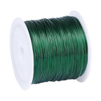 492FT Jewelry Wire 32 Gauge Tarnish-Resistant Copper Beading Wires Roll Bulk for DIY Crafts Jewelry Making, Creen Wire - color: Grren, size: 0.2mm