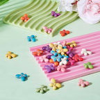 Turquoise Beads Strands Colorful Butterfly Turquoise Loose Spacer Beads Spring Summer Craft Bead for DIY Necklace Earring Bracelet Jewelry Making Supplies - color: Mixed Color-Butterfly