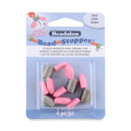 Beadalon Bead Stopper, Large, Pink Tips, 4 pc - size: Large, 4 pc