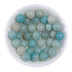 8mm Amazonite Beads for Jewelry Making Light Blue Crystal Beads Bracelets Natural Stone Amazon Beads Round Gemstone Loose Beads - color: Blue Amazonite, size: 8mm