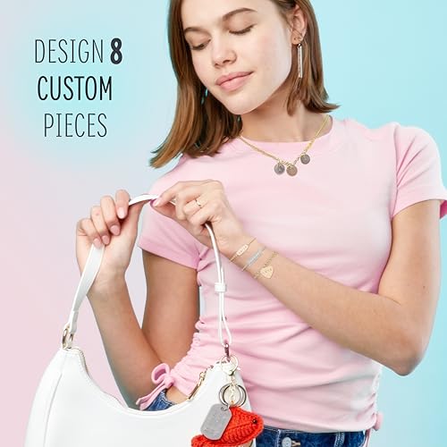 STMT D.I.Y. Hand Stamped , DIY Personalized Stamp Jewelry, Great Teenage Birthday Gift, Unique Handmade Jewelry & Name Plates, Bead Kits for Kids, Teens & Adults Ages 14+ - style: Hand Stamped