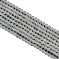MJDCB 225pcs Natural Small Stone Beads 3mm White Jade Round Smooth Loose Gemstone Bead for Jewelry Making Bracelets Earrings Necklaces Accessories - color: White Jade