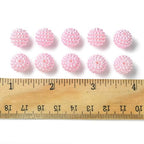 40pcs Round Acrylic Berry Beads, 12mm Large Chunky Bubblegum Beads Loose Spacer Ball Bead for Jewelry Making Earrings Necklaces Bracelets DIY Beading Crafts, Pearl Pink - color: Pearl Pink