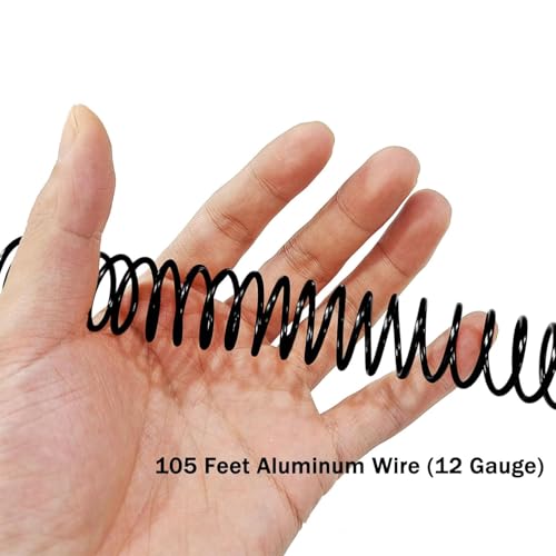 YEQIN 12 Gauge Aluminum Wire, 105 Feet 2mm Bendable Metal Craft Wire for Sculpting, Armature, Jewelry Making, Floral Making, Doll Making, Modelling, Crafting, Bonsai Training (Black) - color: Black