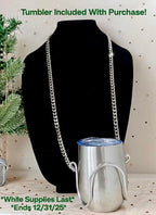 – (Silver, Gold or Bronze Chain Design The most unique, fashionable and functional product in beverage accessories - color: Silver