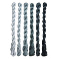 Natural 100% Silk Thread, Handmade Embroidery Thread Silk Floss 6 Colors 110m Each (79) - color: 79