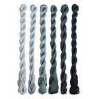 Natural 100% Silk Thread, Handmade Embroidery Thread Silk Floss 6 Colors 110m Each (79) - color: 79