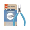 Beadalon Designer Series Nylon Jaw Pliers, Flat/Round Nose, Pacific Blue Vinyl-Free Grips, Stainless Steel, 5.25in - color: Pacific Blue, style: Flat/Round Nose