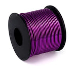 Aluminum Craft Wire, 95 Feet 2.0mm/ 14 Gauge Purple Bendable Soft Metal Aluminum Wire Roll Bulk for DIY Crafts Sculpting Jewelry Making - color: Purple, size: 14 Gauge