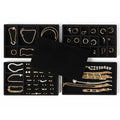 Velvet Jewelry Organizers and Storage Tray – 5 PC Protect and Display Your Jewelry with Style – Stackable, Durable, and Ideal for Drawers and Vanity Tables