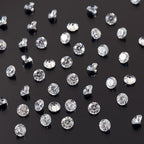 FASHEWELRY 150Pcs 2.5mm Cubic Zirconia Cabochons Tiny Rhinestone Clear Pointed Back Faceted Crystal Diamante Gems for Nail Art Craft Replacing Jewelry Grade AAA - color: Clear, size: 2.5mm